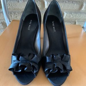 Nine West satin heels